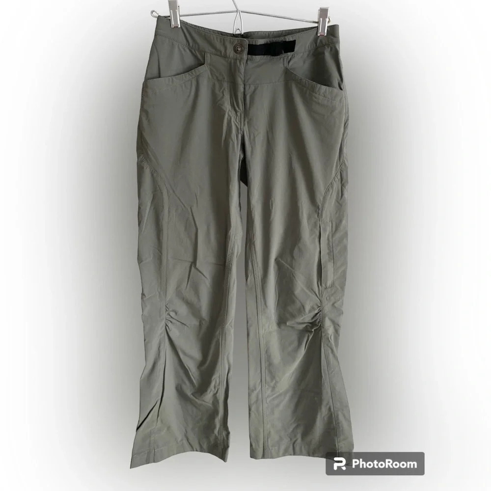MEC Hiking Pants Grey Sage Green Full length size 2 XS